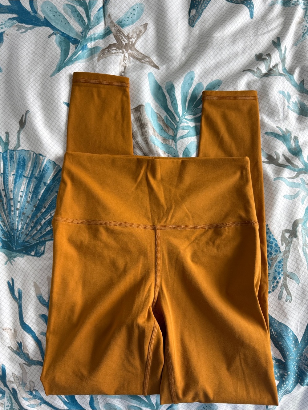 prAna - High-Rise Women's Leggings in Mustard Yellow